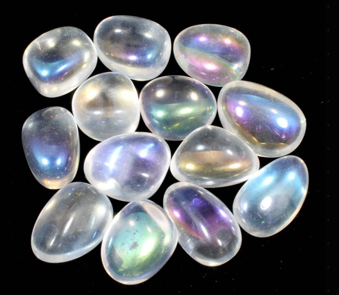 Angel Aura Quartz Tumble stone
