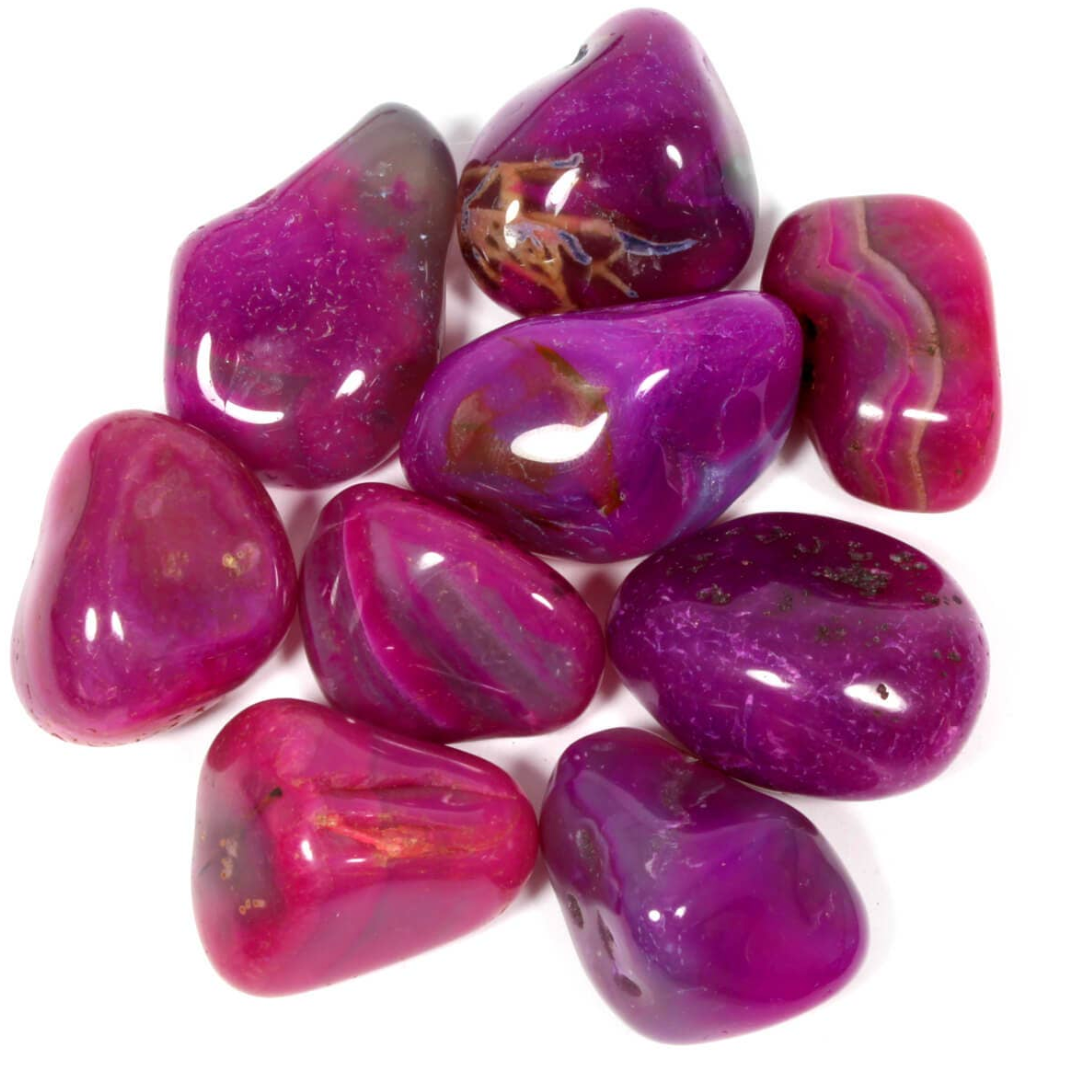 Pink Agate Tumble stone