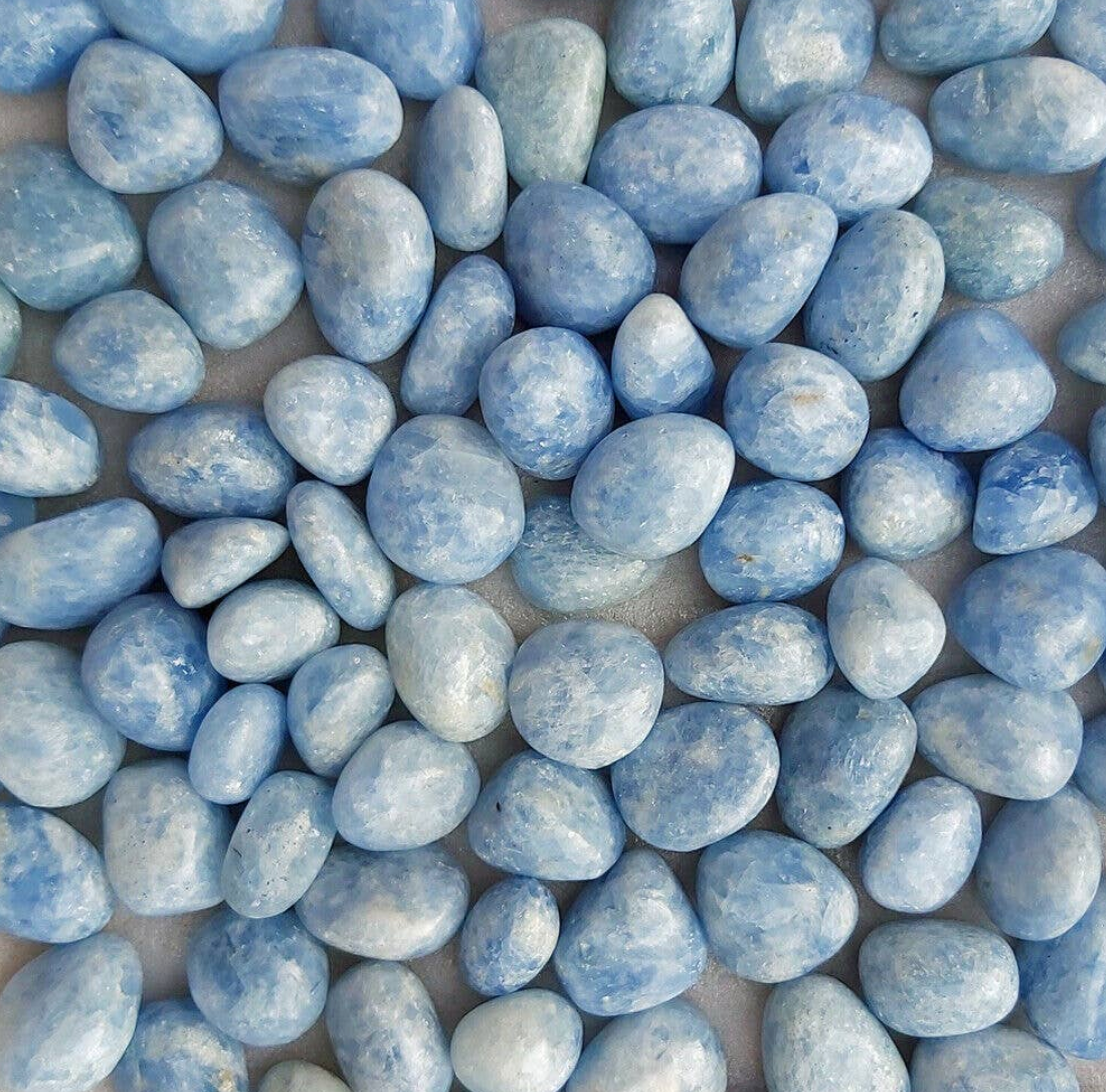 Blue Calcite Tumble Stone