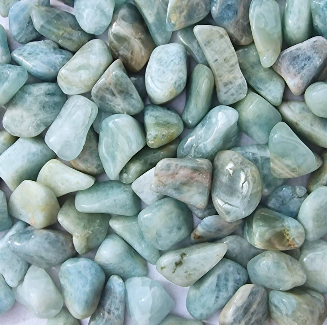 Beryl Aquamarine Tumble Stone